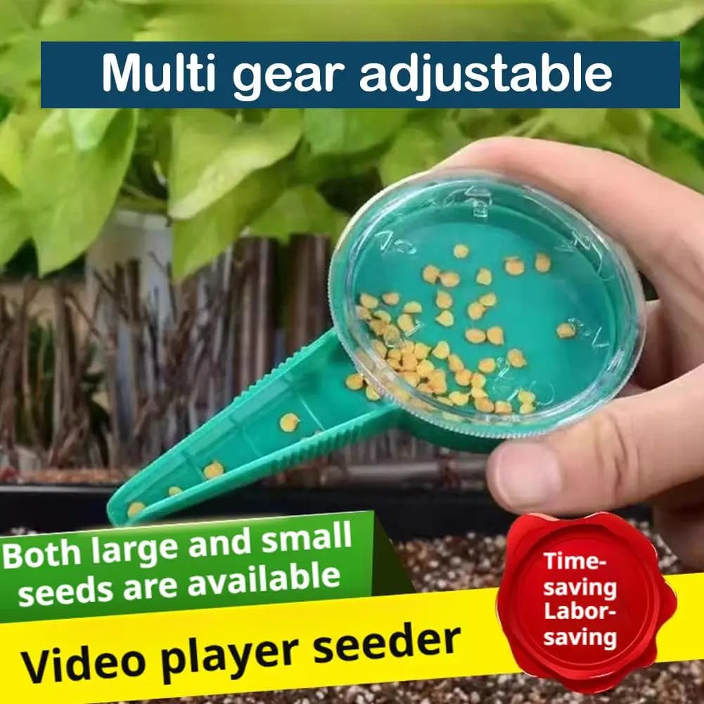 Seminator Multifunction Adjustable for Seeds, Dispenser Manual for Planting Flowers and Grass, Garden Accessories