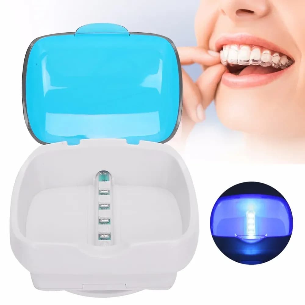 Portable Devices Sterilizing Box Orthodontic Latch Box UV Denties UItraviolet Cleaning Box Supply Tool for dental care