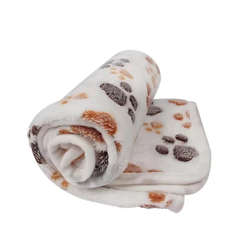 1/3pcs Cute Pet Blankets Paws Pattern Print Dog Soft Flannel Bed Mat Pet Travel Mat Warm Comfortable Blanket for Cat Dogs