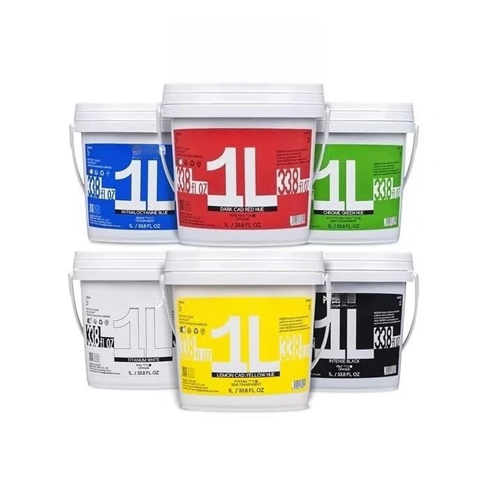 MEEDEN Professional Art Colour Paints Acrylic Painting Set Acrylic Paints 1L for Fabric