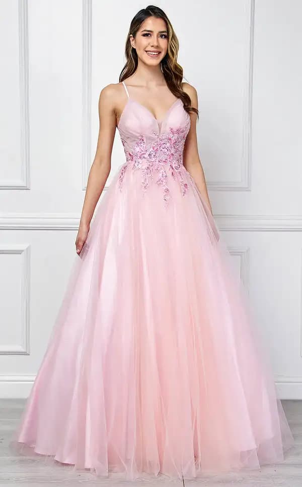 Customized Classic Tulle Criss-Cross Pleat Applique A-line Spaghetti strap Long Dresses Bespoke Occasion Dresses Sizes Available