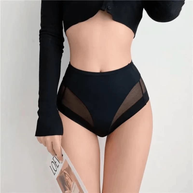 Women High Waist Tummy Control Shaping Panties Butt Lifter Slimming Trainer Briefs Soft Body Shapewear Daily Hip Lift Underwear