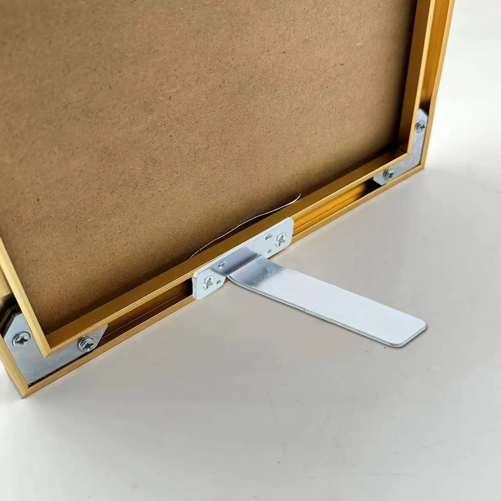 1Set Premium Metal Easel Back for Picture Frames Desktop Photo Frame Stand Small Easel Support Stylish Frame Holder for Modern