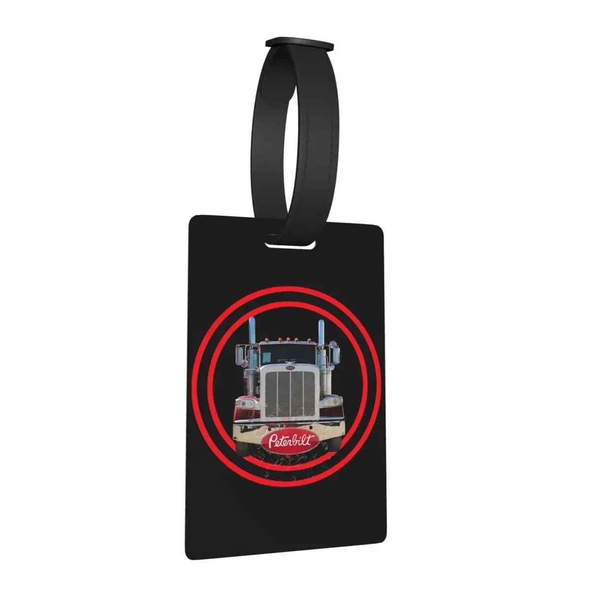Logo del camion Peterbilt Etichette per bagagli Accessori per valigie Moda da viaggio Etichetta per imbarco per bagagli Porta etichette ID Nome Indirizzo