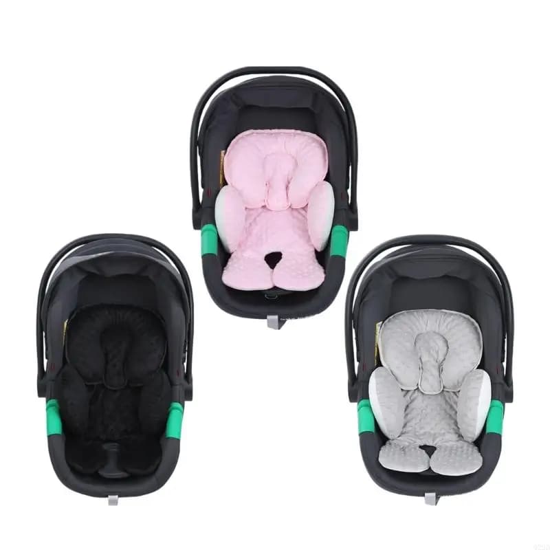 Q22D Comodo passeggino Sedile Pad Caratteristica Reversibile Velluto cotone Punteggiato Supporto poggiatesta Supporto per