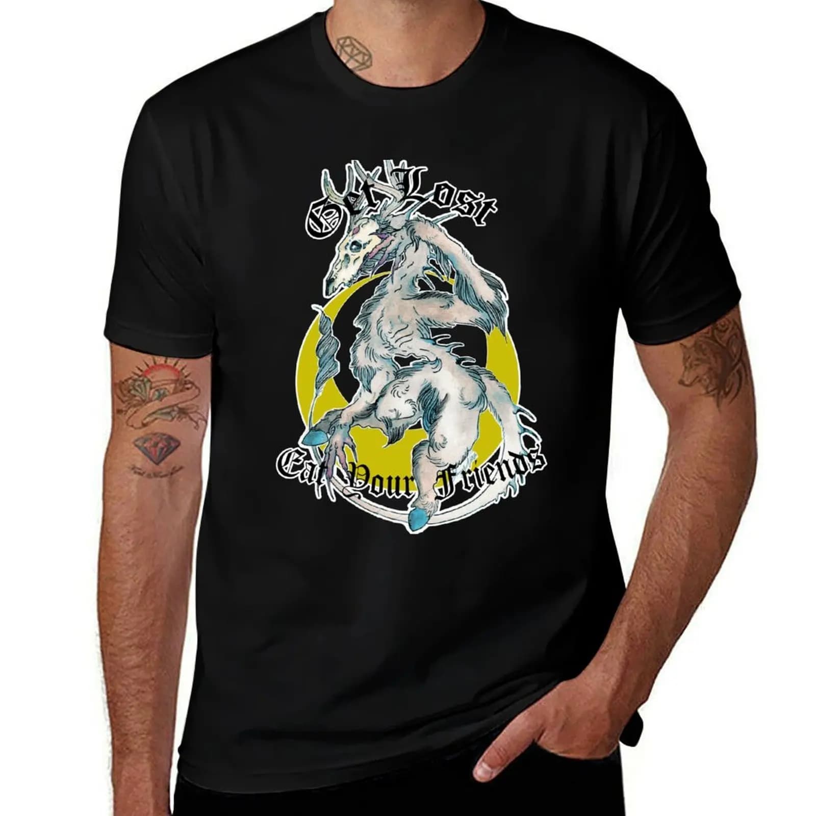 Get Lost, Eat Your Friends T-Shirt Plus Size Quick Dry Sports Tee T-Shirt
