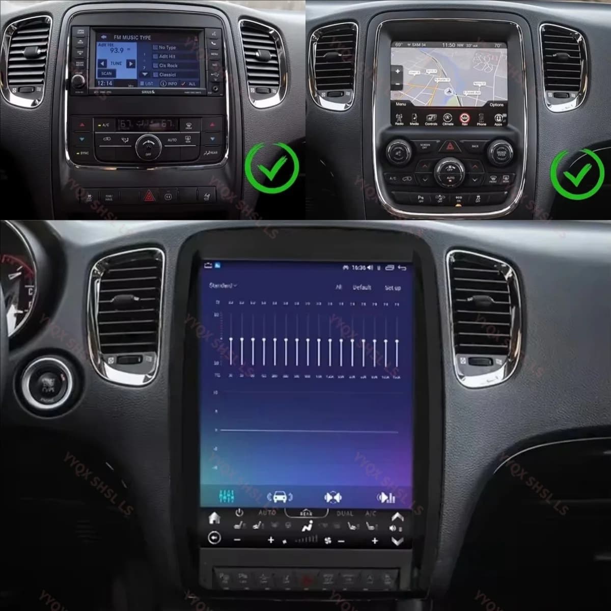 For Dodge Durango 2014-2016 Android13 1080*1920 Resolution UIS7862 Octa-core 8+128gb Car Navigation CarPlay Car Radio Multimedia