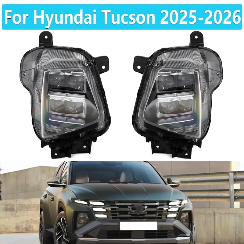 LED Paraurti Anteriore Fari Per Hyundai Tucson 2025-2026 Faro Fari Proiettore Fendinebbia DRL AUTO Accessori 92102CW700
