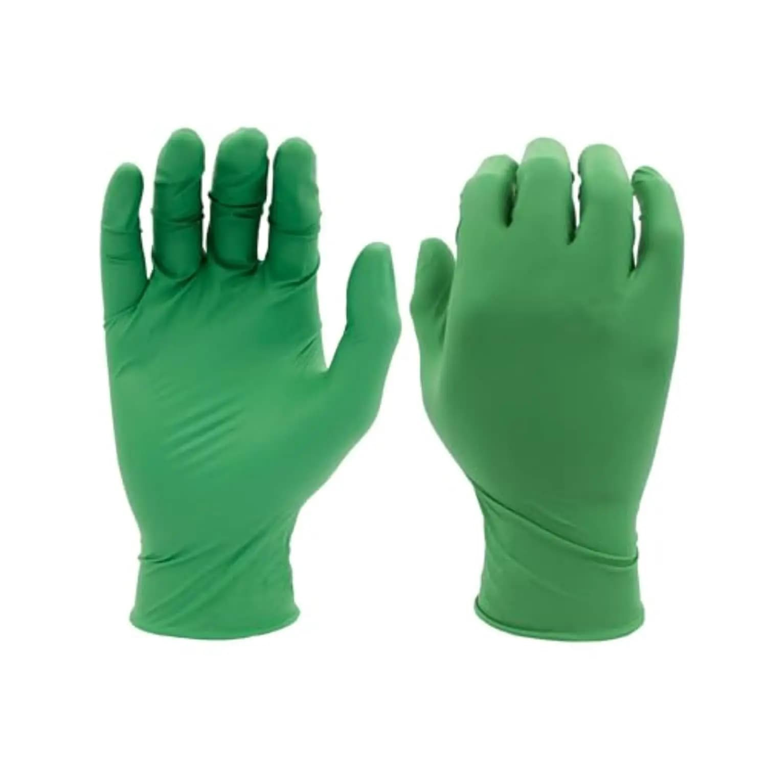 Eco-Friendly Nitrile Disposable Gloves, Powder-Free, Latex-Free, 4 Mil, 9.5" Length, Medium, 100-Pack