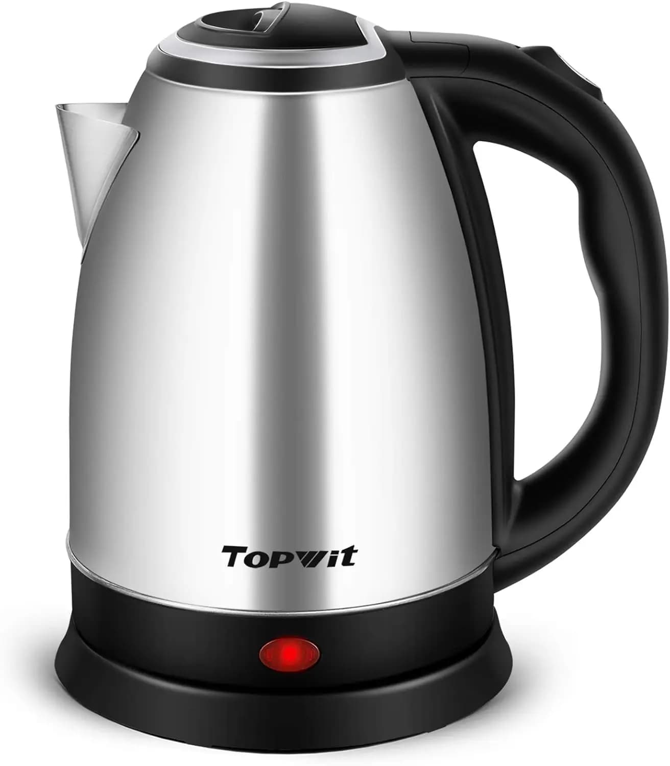 2,0 liters stainless steel electric kettle, rapid boiling with automatic shutdown and drying protection, without BPA for safe hot water