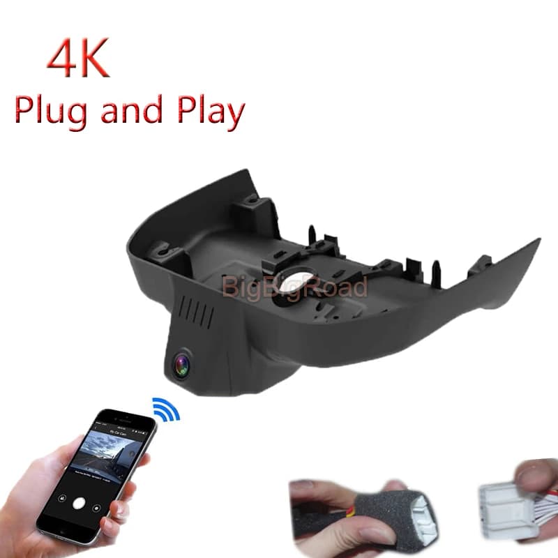 4K Plug And Play Auto Wifi DVR Videoregistratore Dash Camera Scatola Nera Visione Notturna Per Cadillac CT6 2023 2024 FHD 2160P