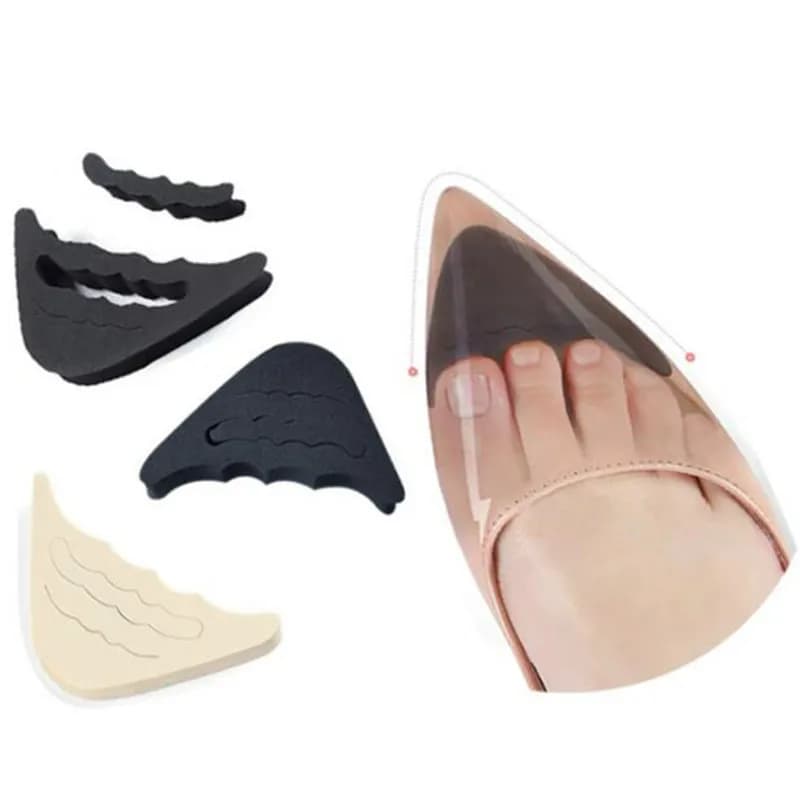 Cuscinetti Morbidi Riutilizzabili per Dita dei Piedi, Inserti in Spugna per Scarpe, Supporti Regolabili per Piedi Troppo Grandi, Unisex