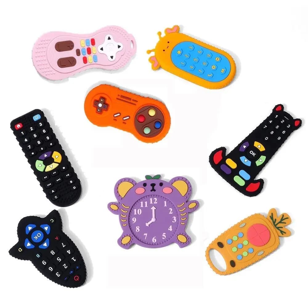 Silicone Baby Silicone Massaggiagengive Bambini Sensoriale Educativo Lavabile Sollievo dal dolore Dentizione Giocattolo Roditore Gomma Massaggiagengive Giocattoli Bambino