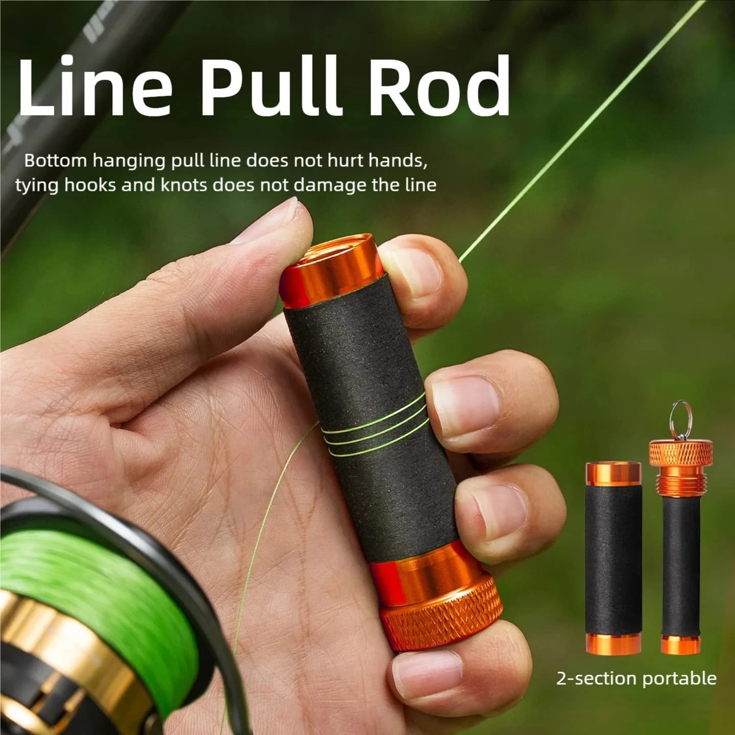 Aluminum Alloy Tension Auction, Non-slip Rubber, To Pull Linger/Leasure And Tin, Fishing Tools for Hand and Linger Protection