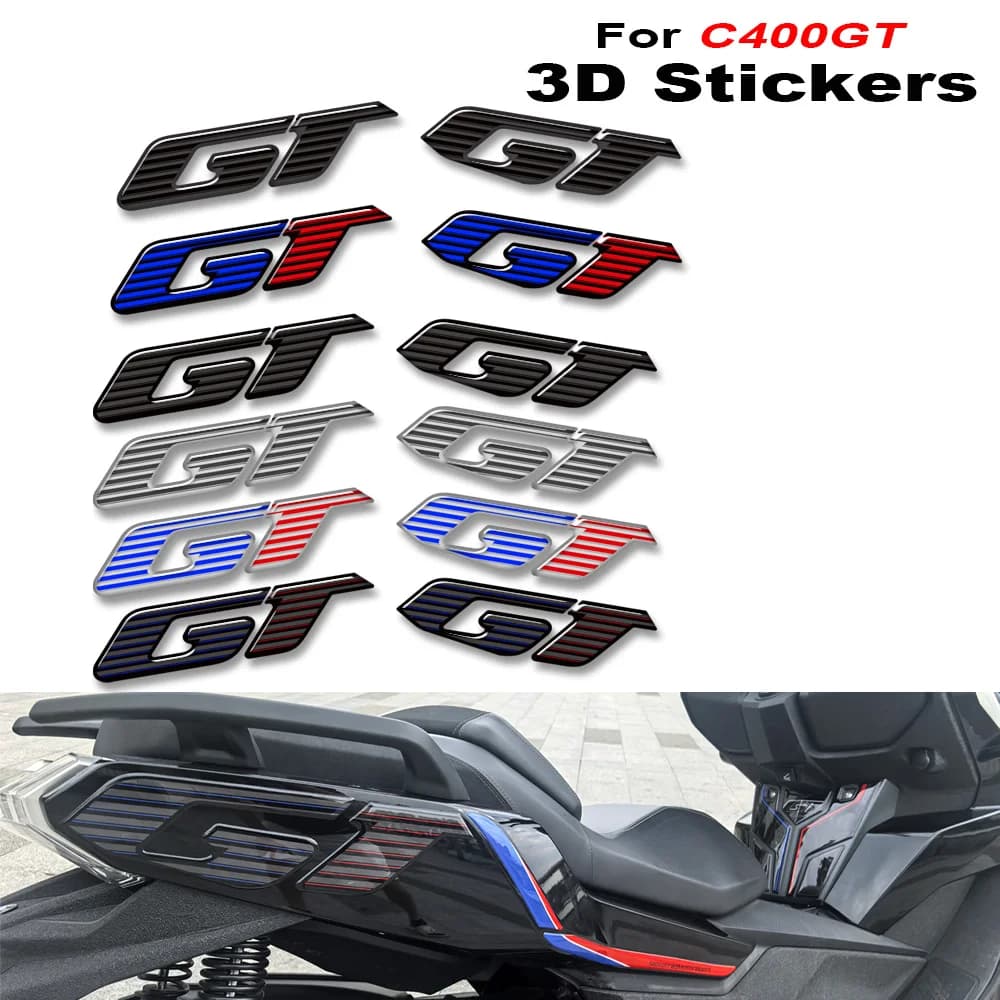 Motorcycle For C400GT C 400GT C400 Motorcycle Accessories 3D Epoxy Resin Protective Sticker Protective Tank Pad Stickers Kit