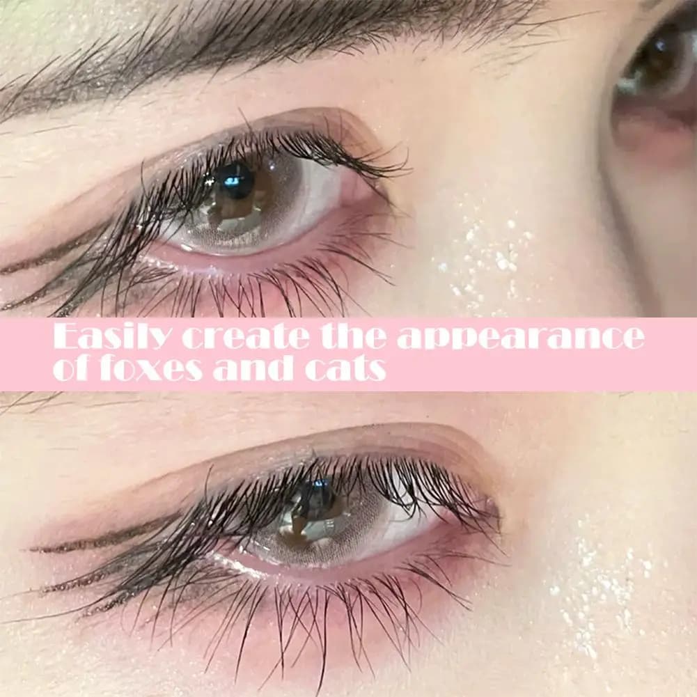 Trucco Wispy Lash Cluster Manga Natura FAI DA TE Cosplay Ciglia Trucco Ciglia Trasparenti Volare Falsa Stelo Fox-Eye V1O9