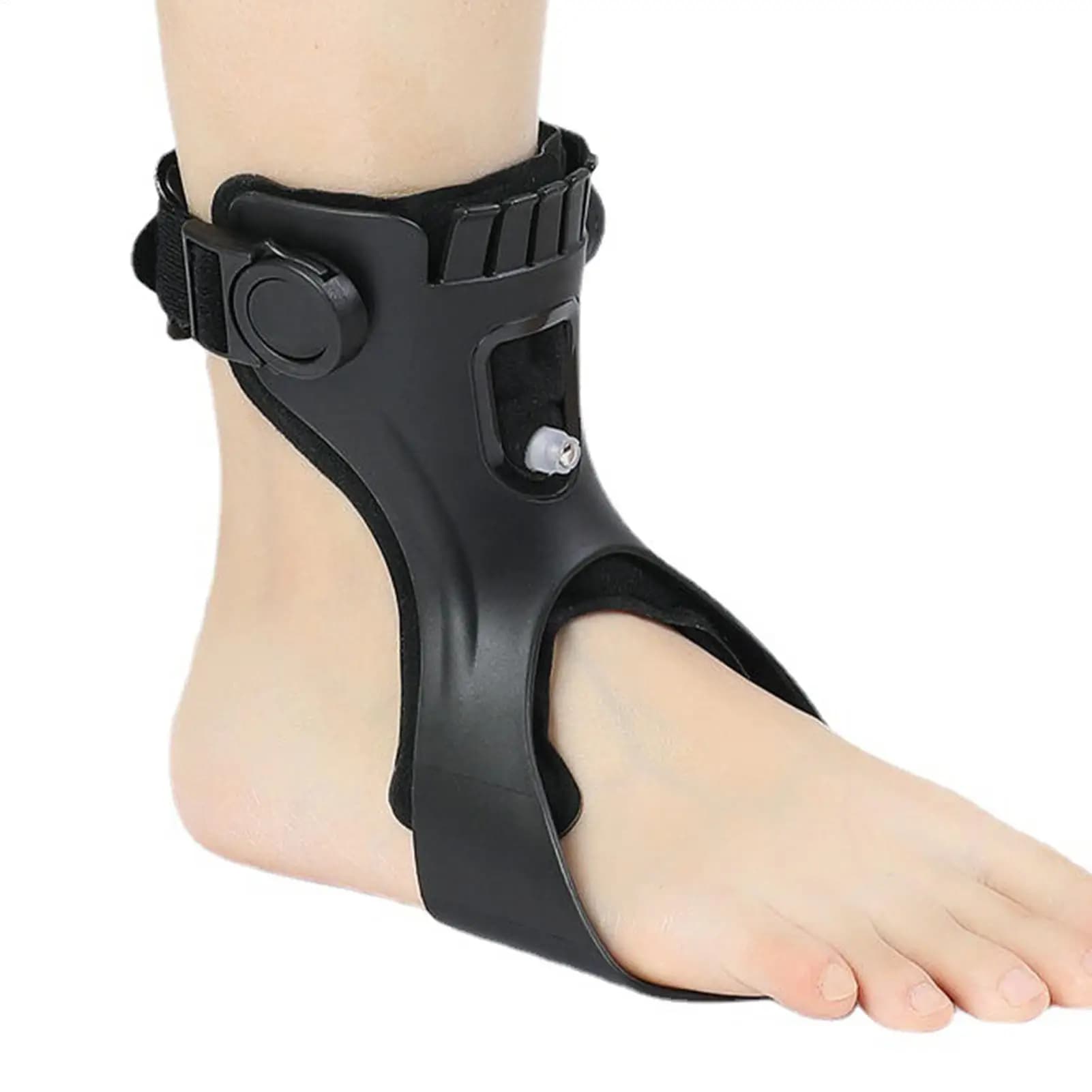Tutore per piede cadente, supporto confortevole per caviglia e piede, tutore stabilizzatore per camminare con le scarpe, tutore per piede cadente per donne e uomini
