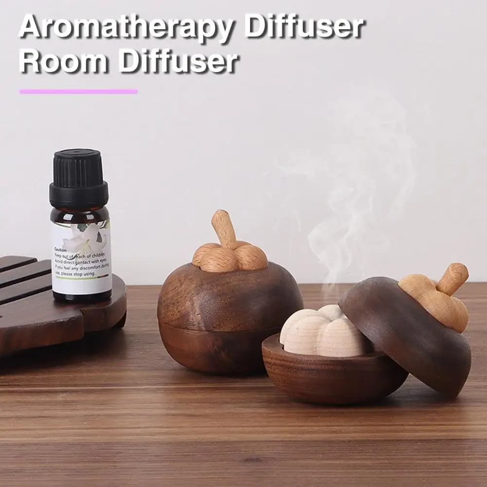 Mangosteen aromaterapia diffusore di fragranze ornamento legno di faggio diffusore di olio essenziale creativo diffusore purificatore d'aria per uso domestico