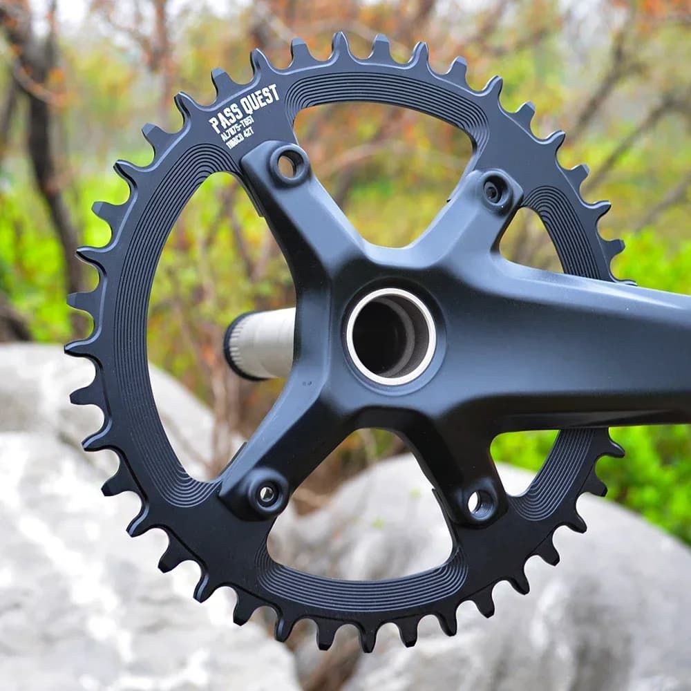PASS QUEST G110BCD Corona stretta per bici da strada a quattro artigli 36-52T per pedivella speciale GRX Ruota dentata rotonda e ovale