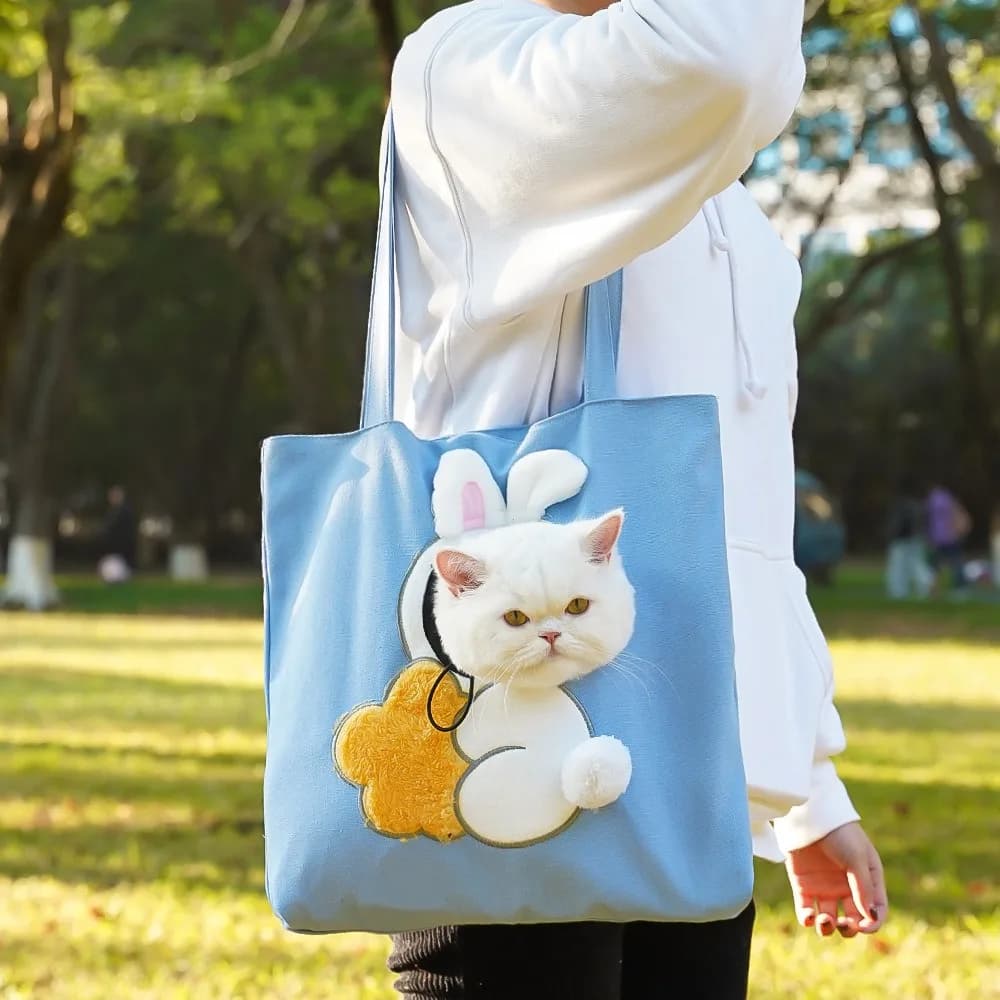 New Crossbody Pet Outing Bag Single Shoulder Can Be Exposed Cat Bag Small Dog Bag Carrying Cat