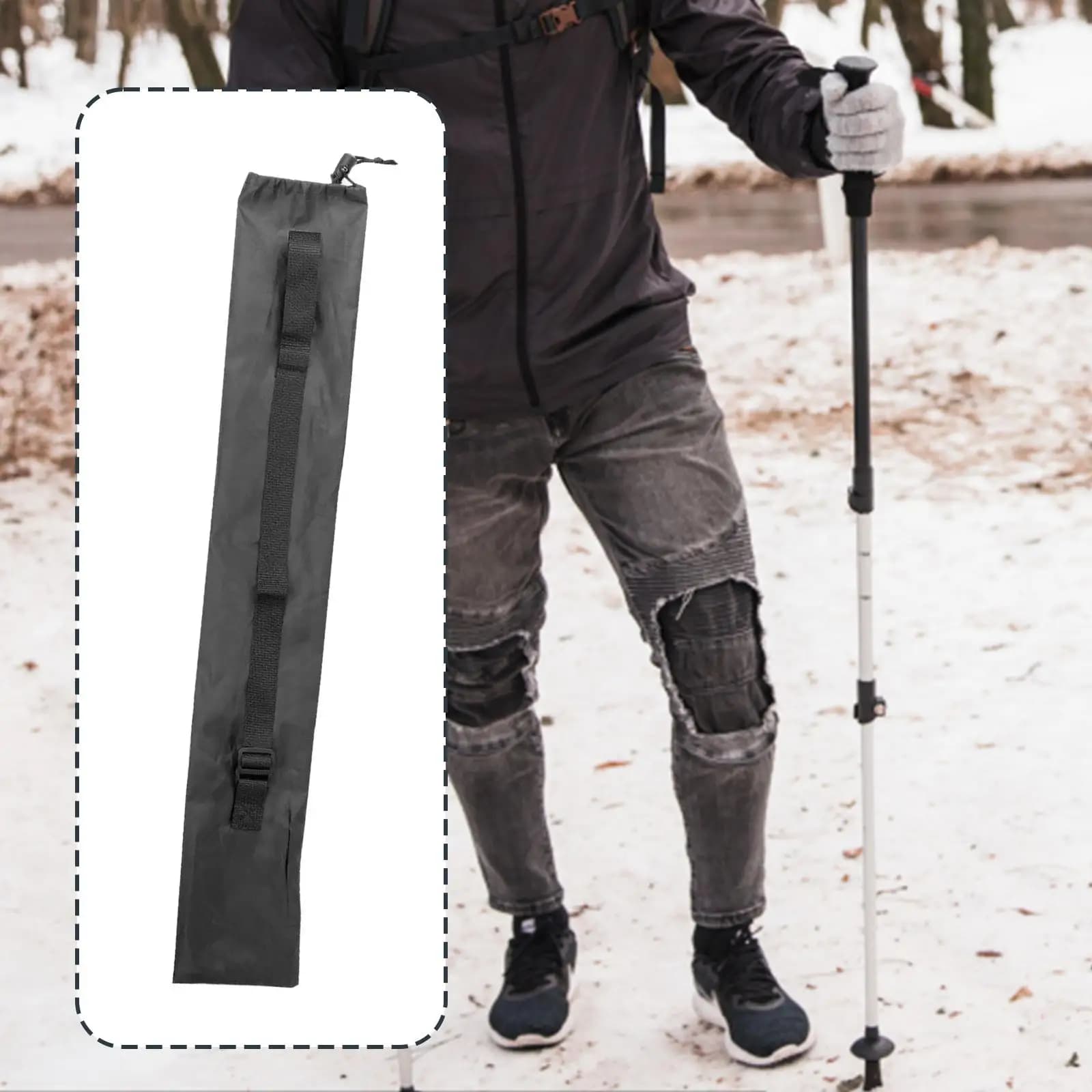 Trekking Pole Carrying Bag Stuff Pouch Handbag Trekking Pole Bag