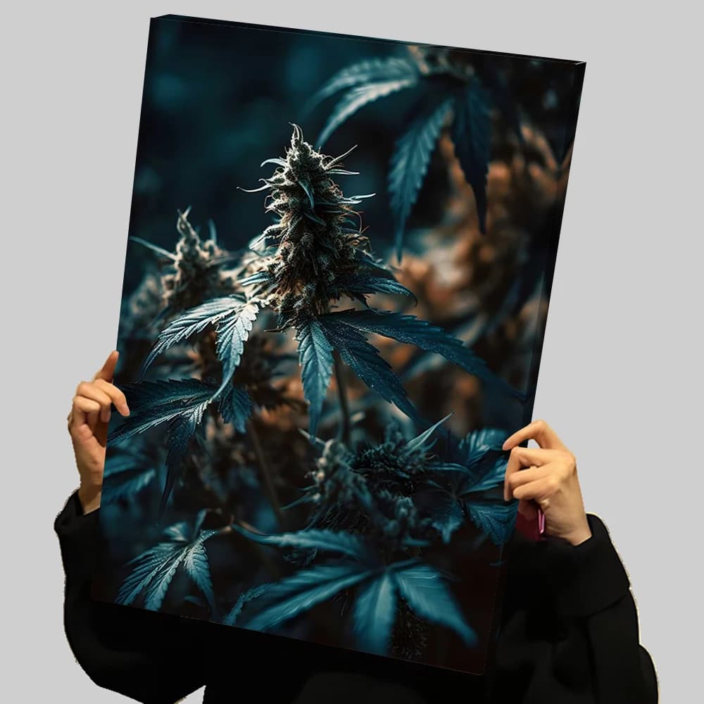 Cannabis Garden Prints Poster Custom Canvas Painting Wall Art Home and Decoration Aesthetic Room Ornaments Wand Deko Pictures