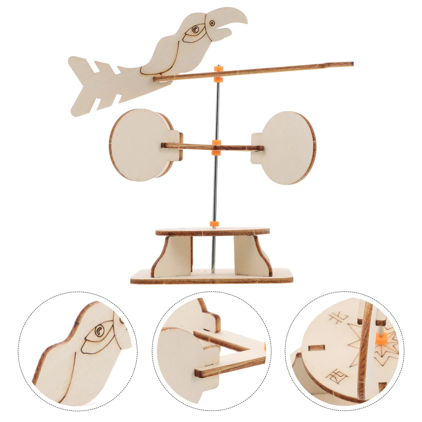 Kit Scientifico Fai-da-Te per Bambini 6-12 Anni: Set Educativo STEM per Costruire un Indicatore del Vento Funzionale