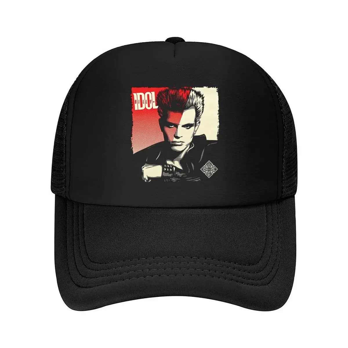 “Billy Idol” - Tributo musicale, Rock Star degli anni '80 per i fan della cultura pop Berretto da baseball in rete