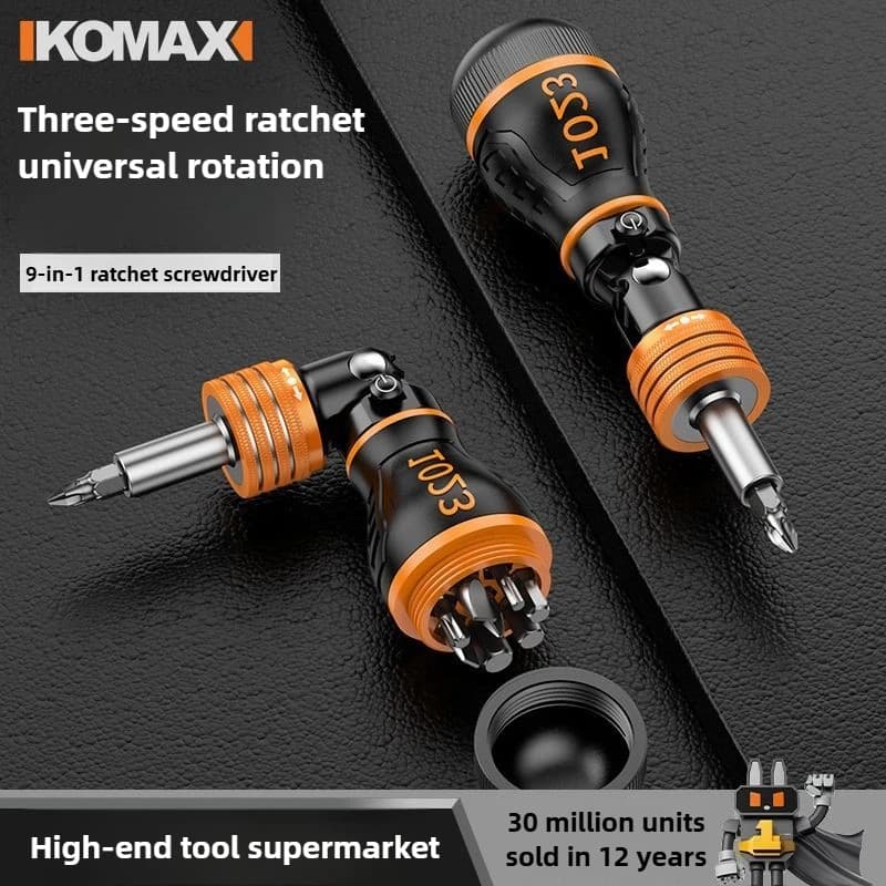 Set di cacciaviti a cricchetto per uso domestico in miniatura Strumento multifunzionale per risparmiare laboratorio con punte Phillips piatte e Torx economiche