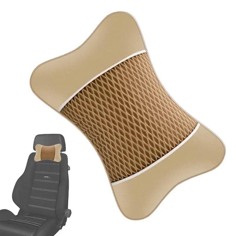 Cuscino per il collo dell'auto Cuscini poggiatesta elastici e traspiranti per auto Poggiatesta Cuscino poggiatesta Cuscini da viaggio per la maggior parte delle auto