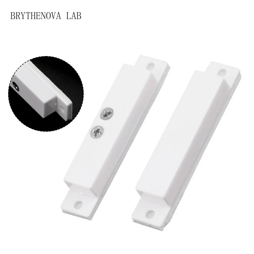 10 Set Magnetic Door Window Contact Sensor Alarm Reed Switch Security Home Normally Magnetic Closed Switch
