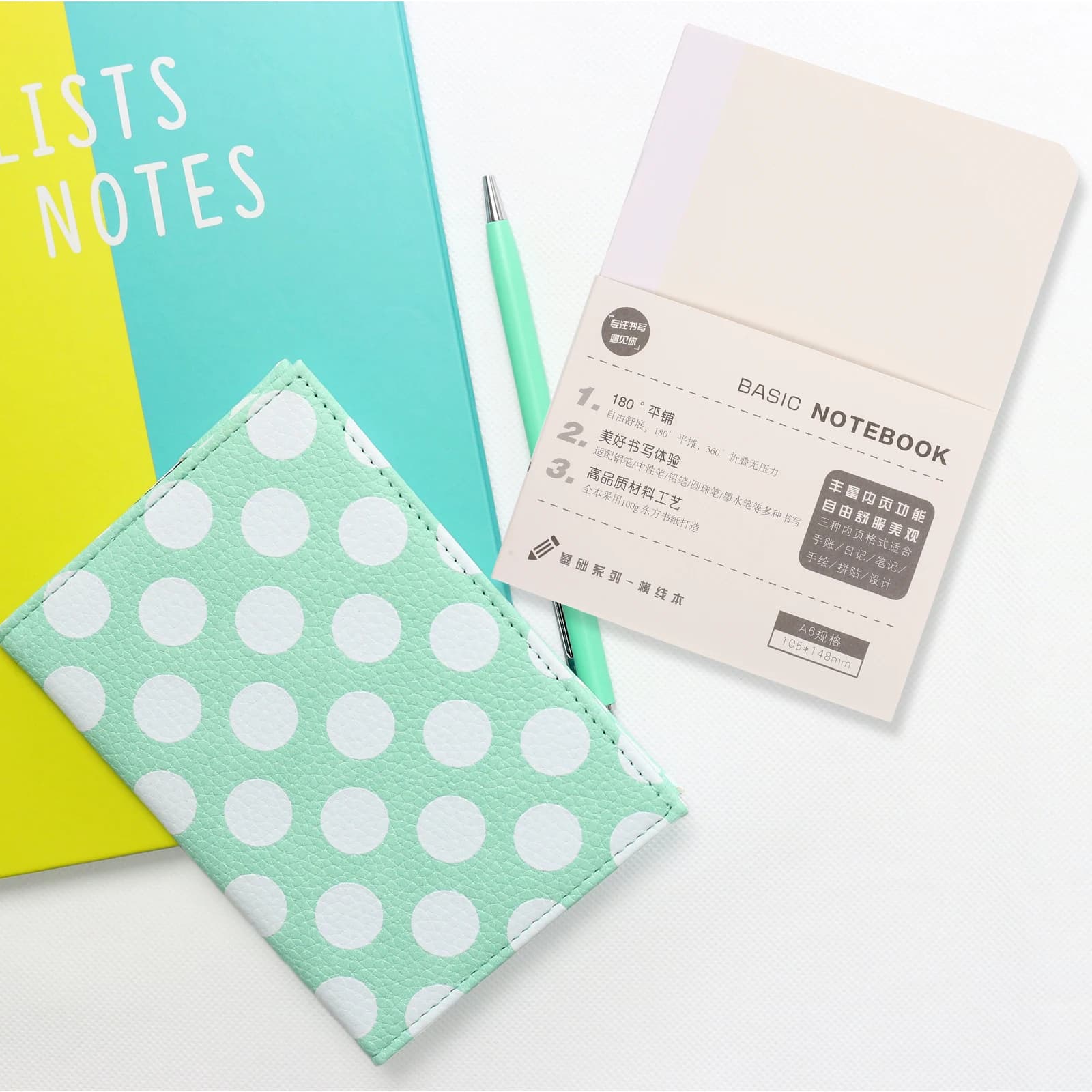 1 Blocco di Carta di Ricambio A6 per Quaderno, Inserto a Righe Rilegato, Resistente, Senza Sbavature, Esperienza di Scrittura Fluida, Ideale per Planner