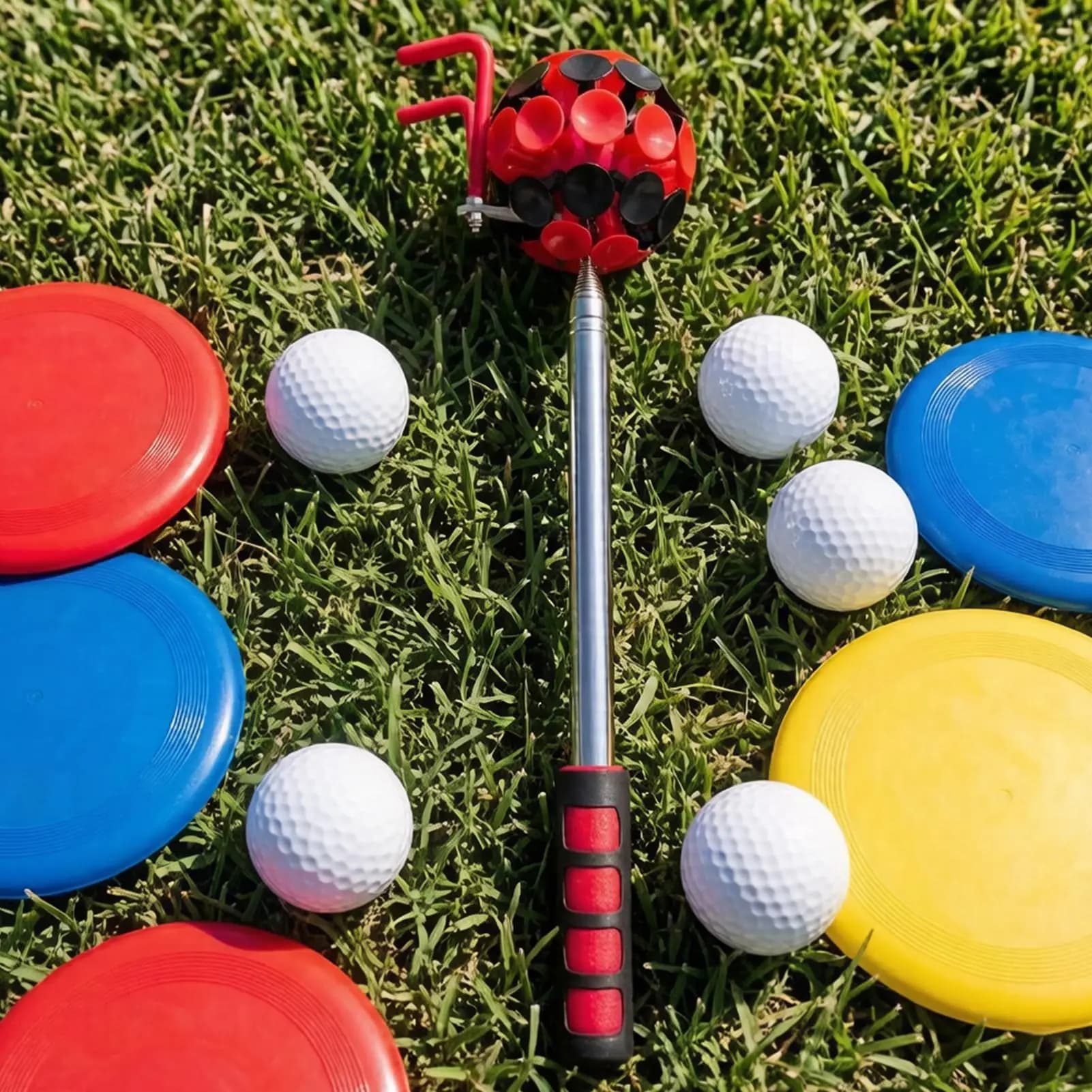 Golf Ball Retriever Retractable Ball Grabber Outdoor Golf Retriever for Court Gym Range Tournament Training Match Recreation