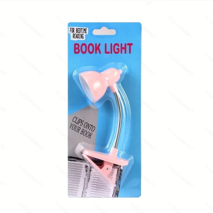 Cute and girlish mini desk lamp, creative Internet celebrity eye-protecting reading clip lamp, bedside night light