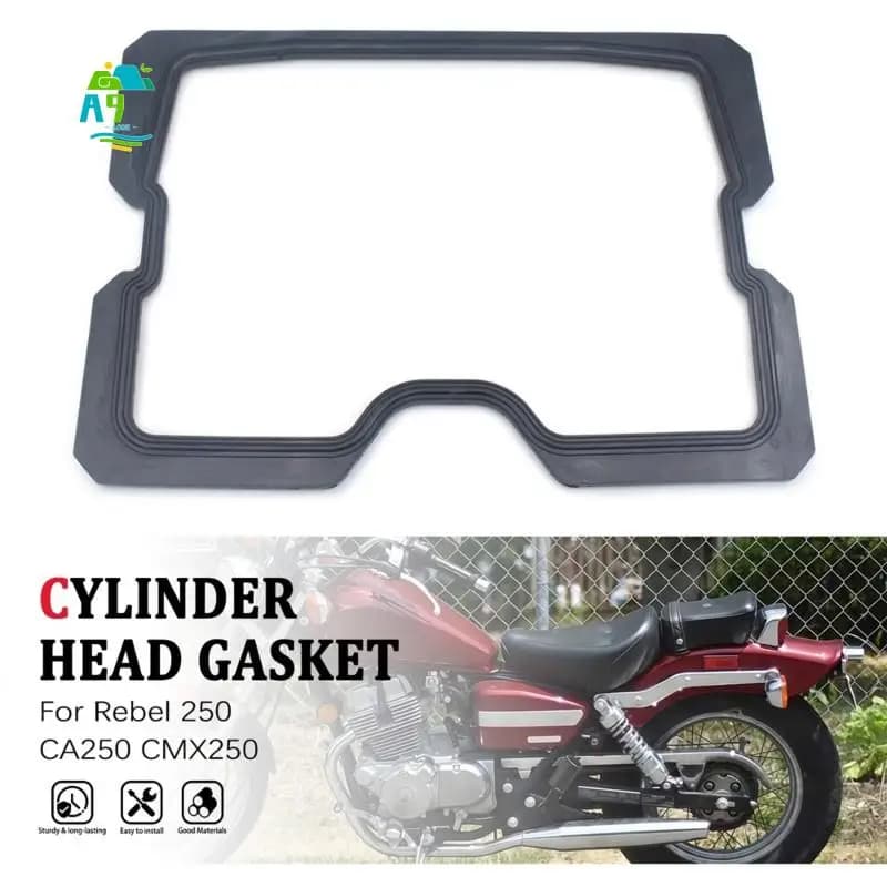 A09E-Motorcycle Cylinder Head Gasket Valve Cover Gasket For Honda Rebel 250 CA250 CMX250