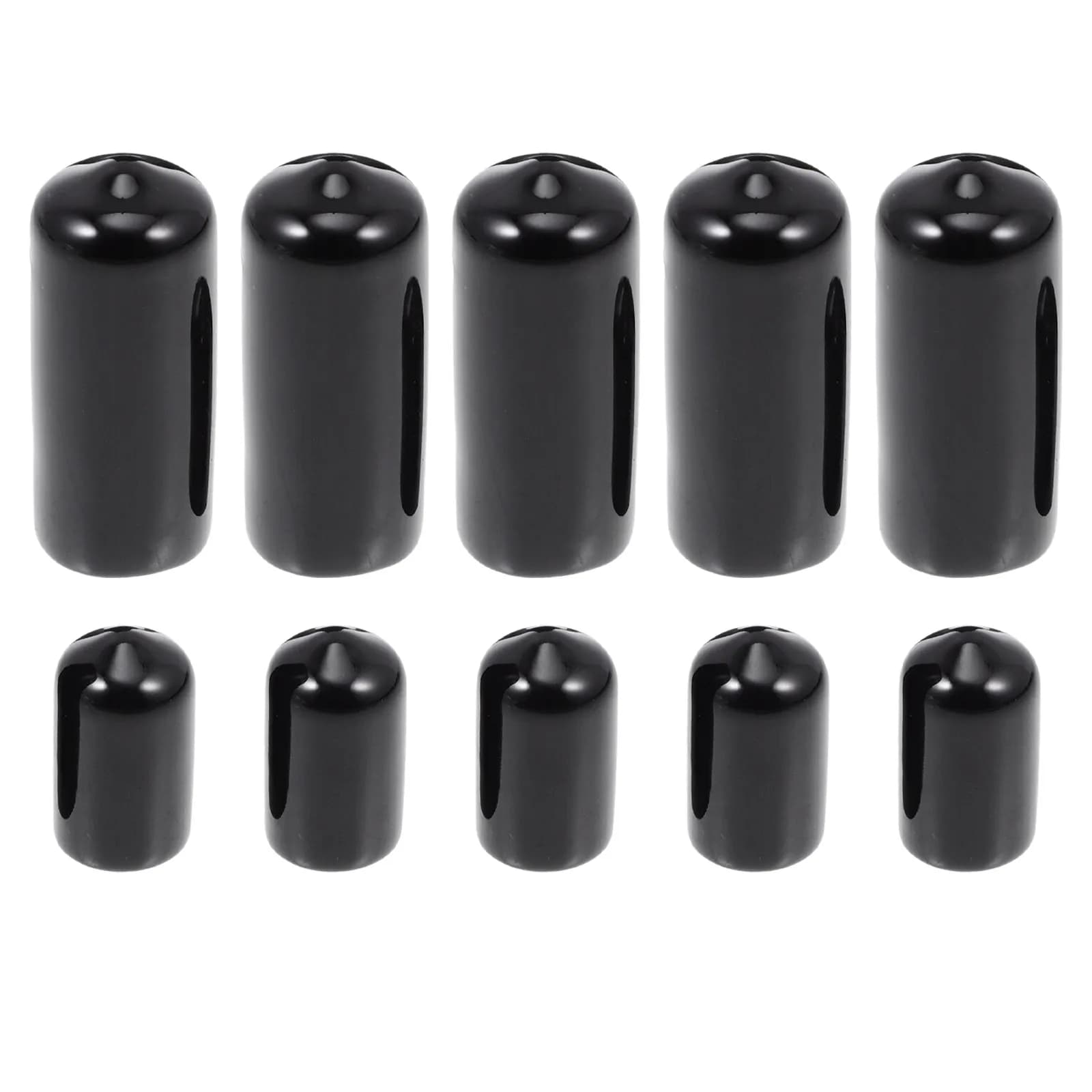 10Pcs Billiards Pool Cue Tip Covers Rubber Pool Head Protectors Easy Install High Quality Snooker Cue Tip Shaper Replacement Kit