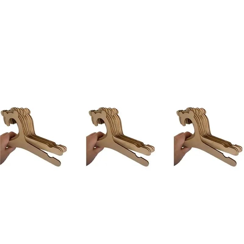 A84E-90 Pezzi di appendiabiti in legno per vestiti da neonato, appendiabiti in legno naturale per vestiti da neonato, decorazione per cameretta dei bambini