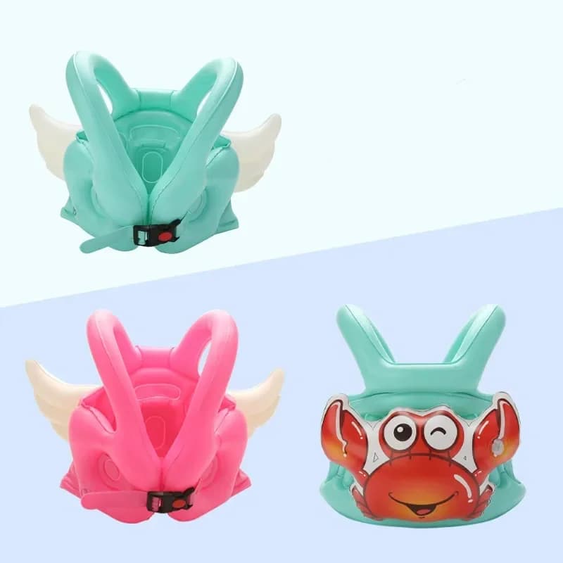 Ins Hot Cute Crab Wing Giacca da nuoto per bambini Galleggiante per bambini Anello da nuoto Piscina Infantile Giubbotto di salvataggio per bambini Gilet di galleggiamento Fila galleggiante