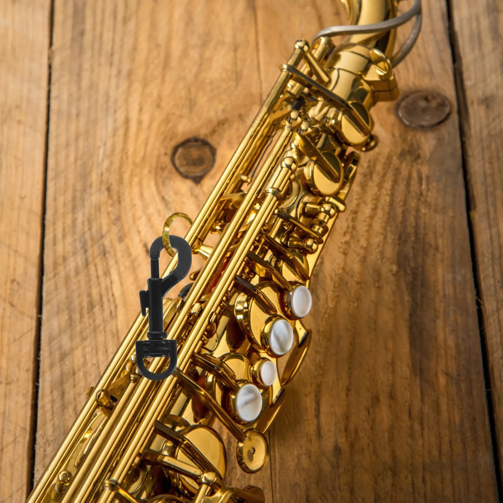 Robusto Gancio Girevole in Ferro per Tracolla Sax, Moschettone a Scatto per Sax, Guinzaglio per Cani, Borsa, Asta Portabandiera, Clip per Corda, Chiusura Girevole