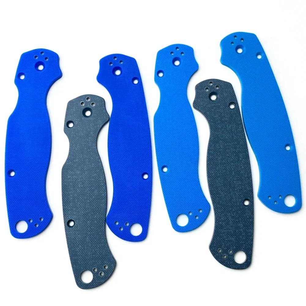 1 paio di bilance con manico G10 per coltelli pieghevoli C81: parti di ricambio leggere, kit di sostituzione fai-da-te lavorato a CNC con viti