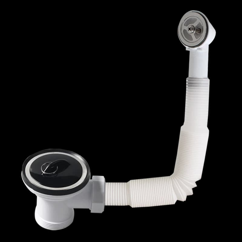 Lavello da cucina in acciaio inossidabile ALEA Mini cestello filtro Plug Waste G1 1/2 ", Kit di rifiuti per lavello (70MM * H75mm) con troppopieno, muslimate