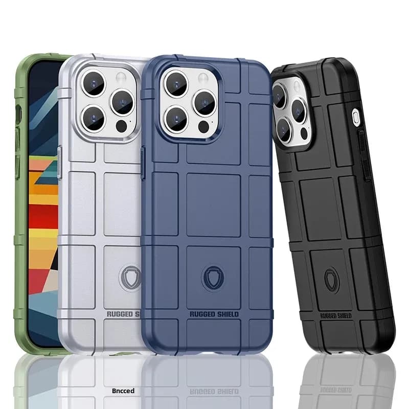 Military-Grade Shockproof Case for iPhone 15 Rugged TPU Shield Cover Compatible with iPhone 11/12/13/14 pro Max Phone Protector