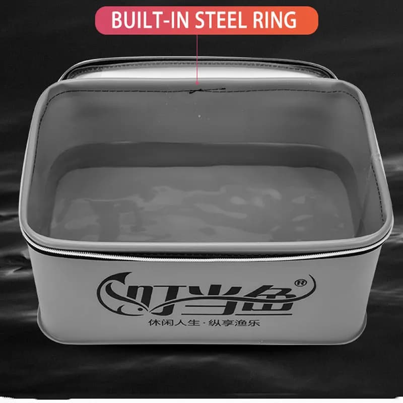 Multifunction EVA Fishing bag Folding box Living fish bucket 4L 6L 10L 14L Water container bags Fishing equipment Tools
