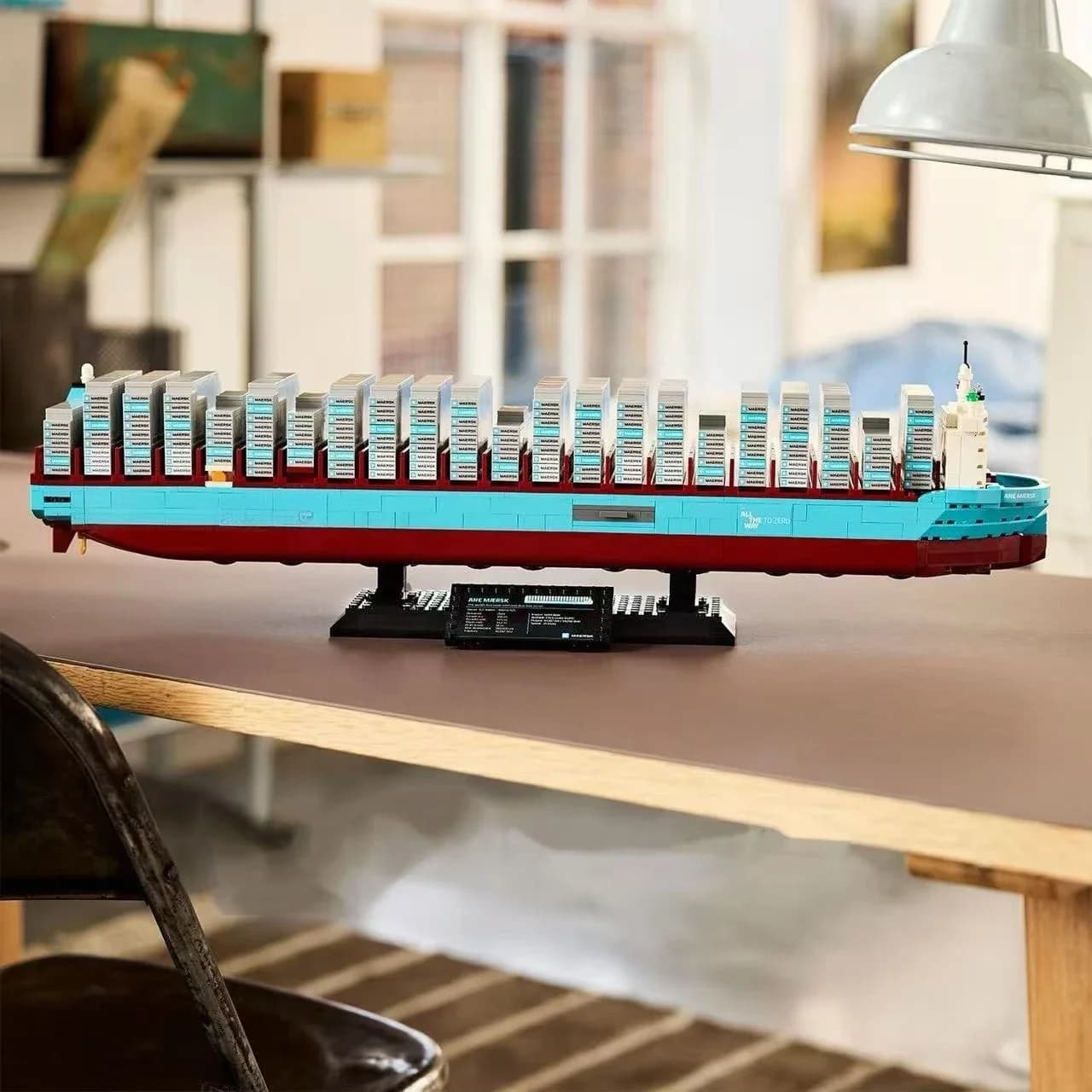 Nuovo 2026 40955 Modellino da Costruire Nave Portacontainer Bifuel, Kit di Assemblaggio Nave, Blocchi da Costruzione, Giocattolo per Adulti, Regalo