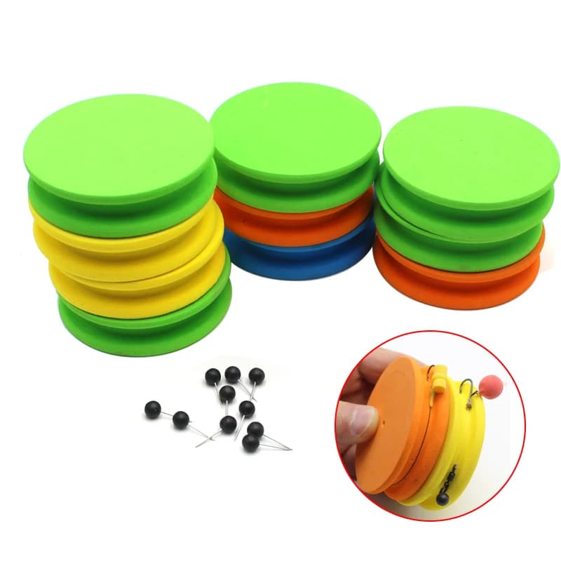 10 pcs Accessories For Carp Fishing EVA Wraps Equipment Box Kit Hook Chod Boilies Esca Rig Fishing Zig Rig Bin Carpa Equipment
