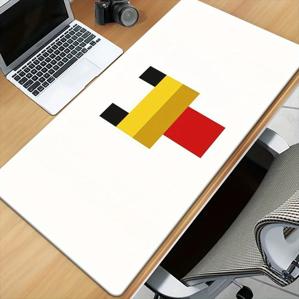 Tappetino per mouse XXL da 1 pezzo, simpatico cartone animato con anatra, stampa HD, materiale in gomma antiscivolo lavabile, con tappetini per tastiera e mouse da gioco