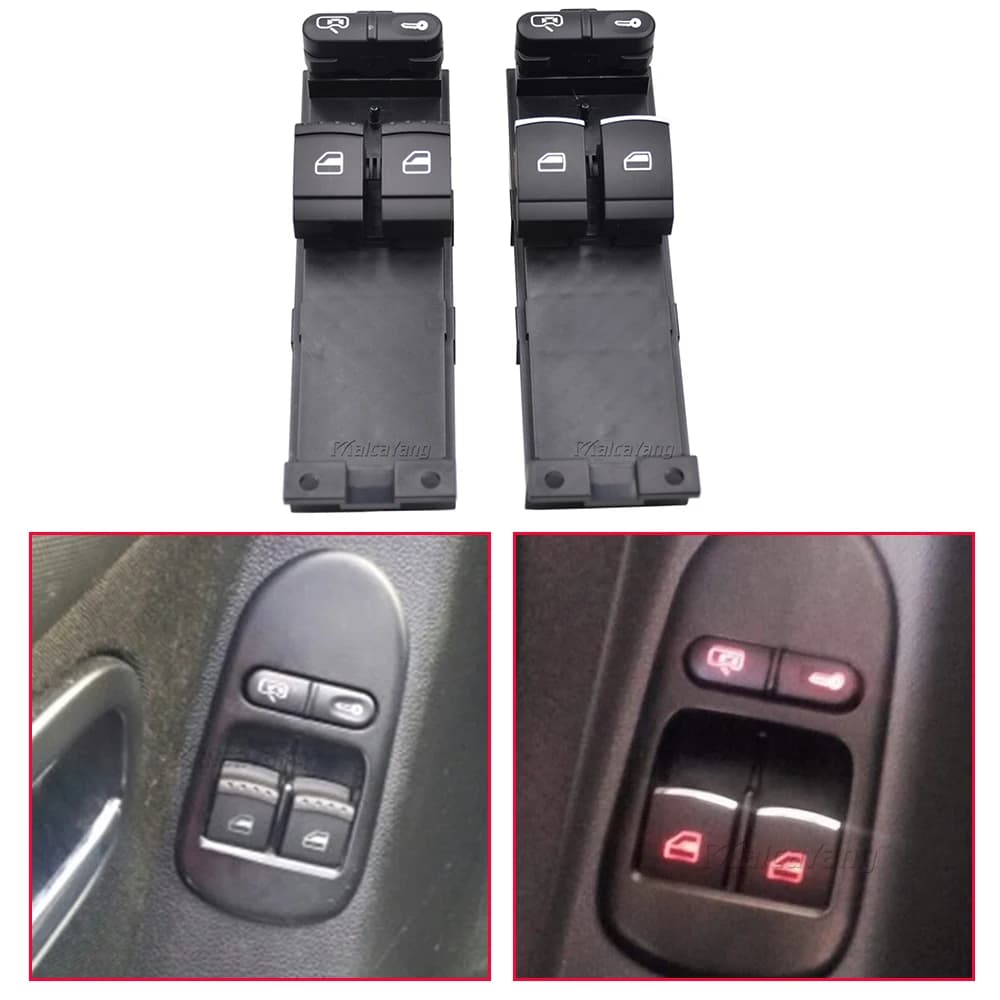 Nuovo Elettrico Nero Finestra Master Controllo Sollevatore Interruttore Console di Ricambio Per VW Bora Golf 4 Passat 3B/3BG Seat 1J 3959857
