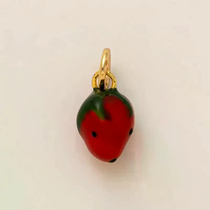 Ciondolo croissant di frutta alla moda per gioielli fai da te che realizzano accessori per appendere orecchini