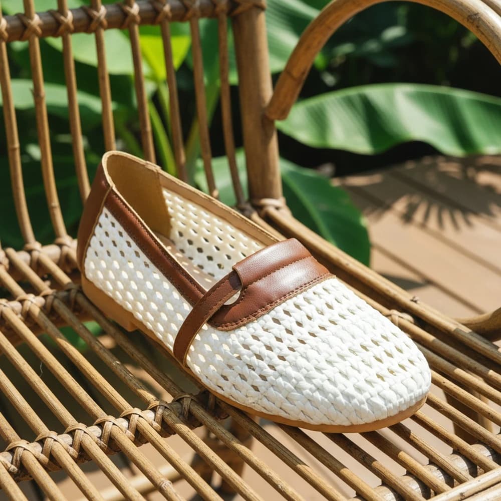 Mary Jane Basse Donna in Rete, Punta Quadrata Tacco Basso, Ballerine Traspiranti Eleganti, Comode e Morbide per Feste, Matrimoni