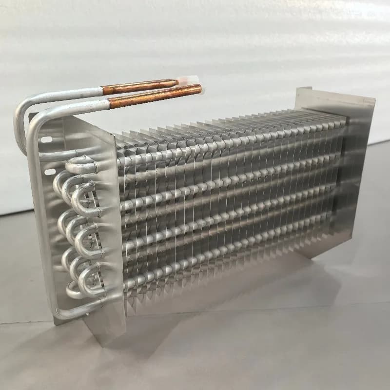 Deumidificatore a serpentina per frigorifero, condensatore ed evaporatore